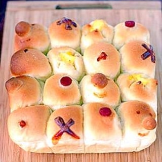 ５種のフィリングのちぎりパン